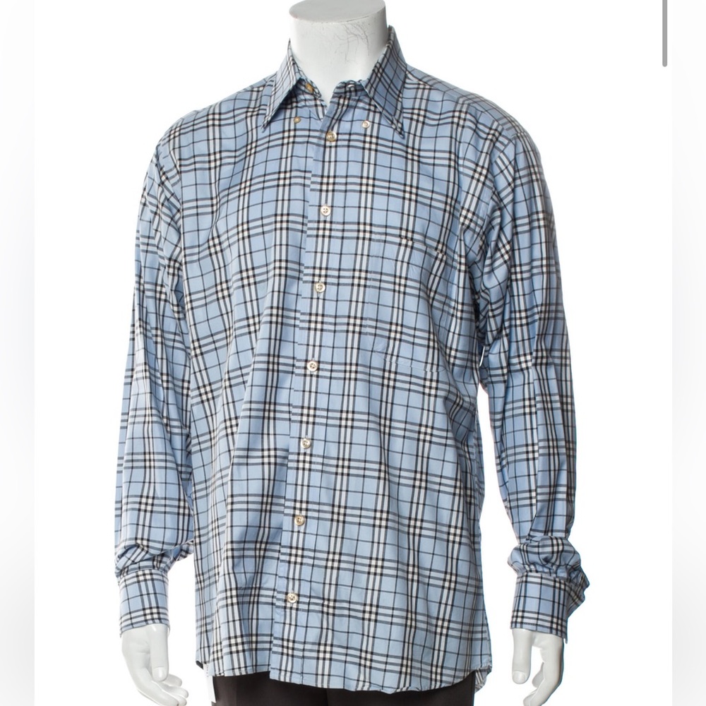 BURBERRY London men’s dress shirt L